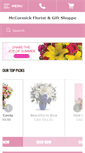 Mobile Screenshot of mccormickflorist.ca